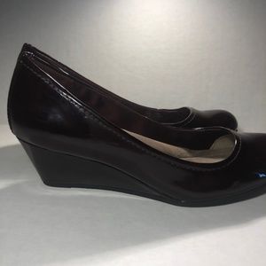 Giani Bernini Jileen Wedge Pumps, Burgundy, 7 1/2